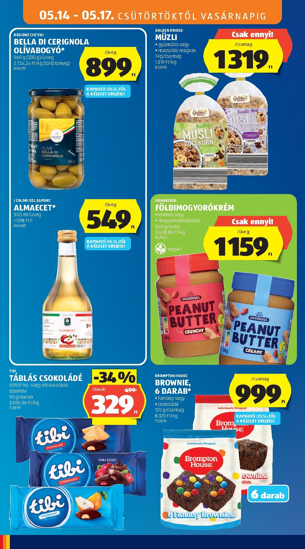 aldi - Aldi hirdetmény a következő hétre csütörtöktől 2026.05.14.-tól szerdától 2026.05.20.-ig - page: 14