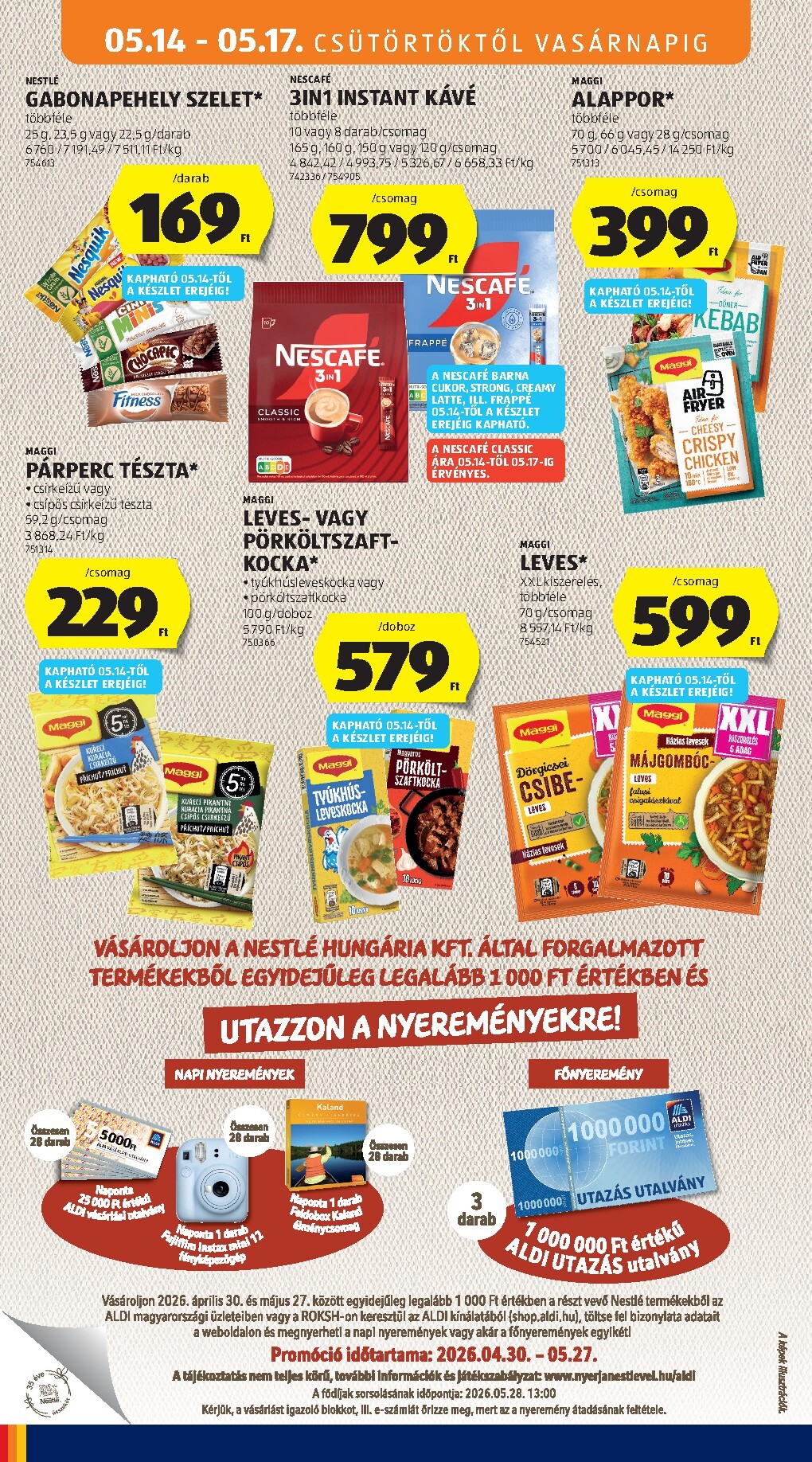 aldi - Aldi hirdetmény a következő hétre csütörtöktől 2026.05.14.-tól szerdától 2026.05.20.-ig - page: 18