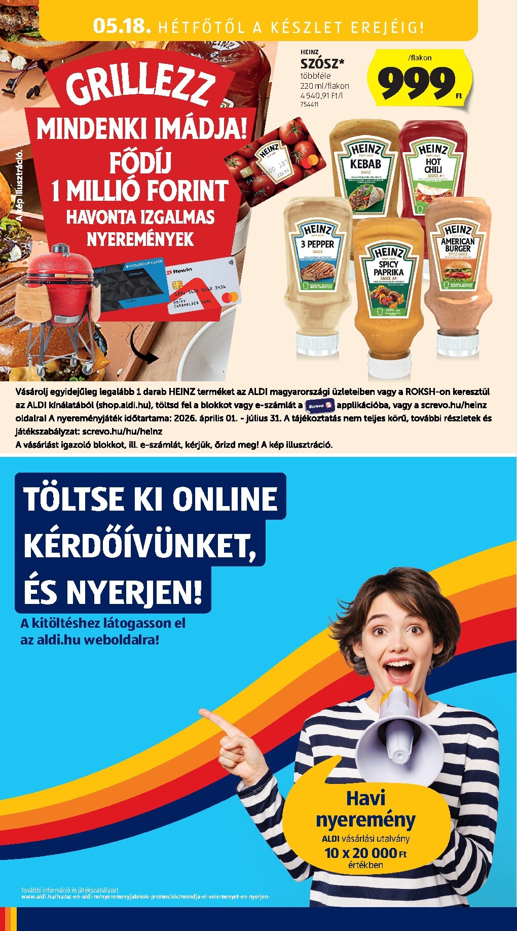 aldi - Aldi hirdetmény a következő hétre csütörtöktől 2026.05.14.-tól szerdától 2026.05.20.-ig - page: 44