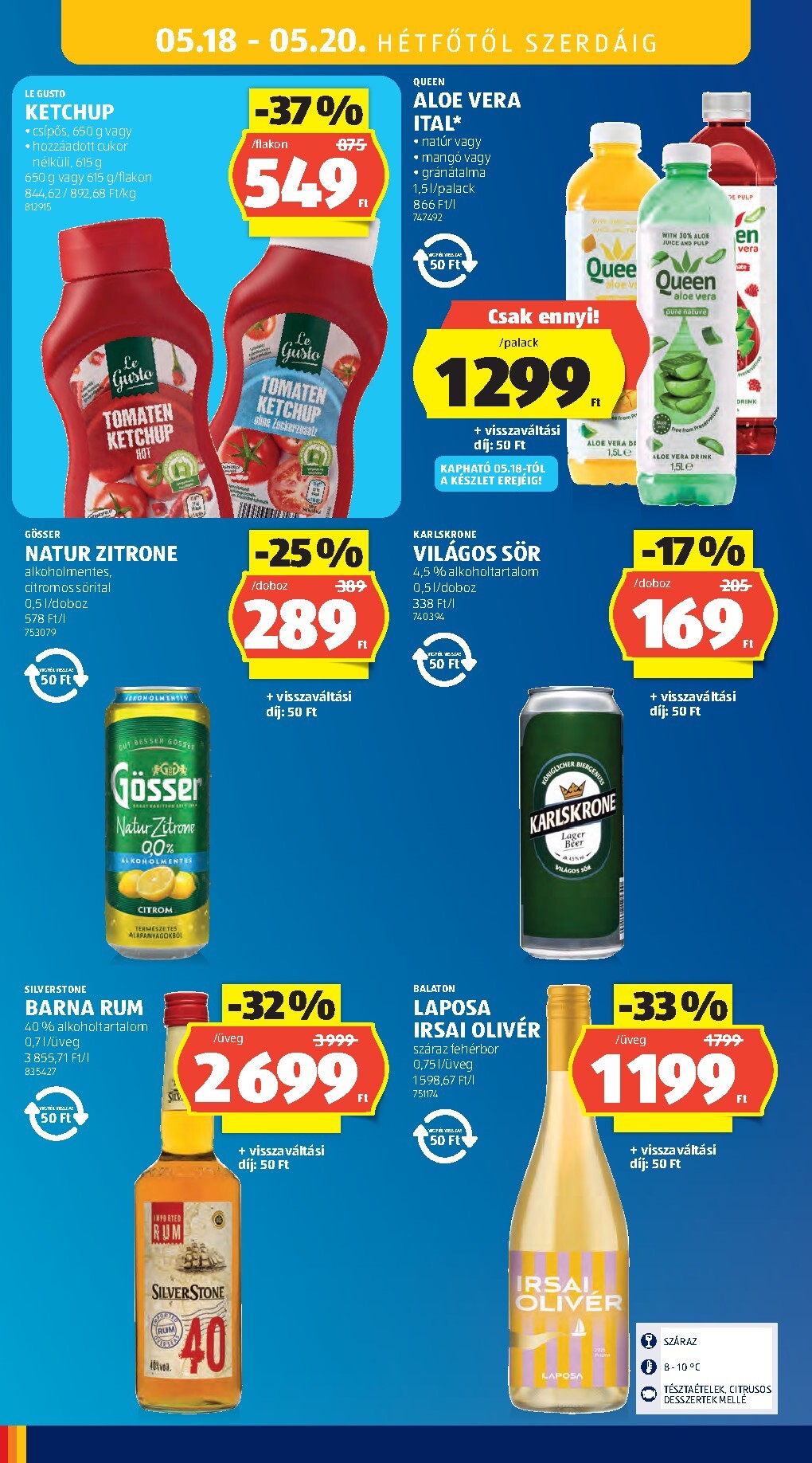 aldi - Aldi hirdetmény a következő hétre csütörtöktől 2026.05.14.-tól szerdától 2026.05.20.-ig - page: 38