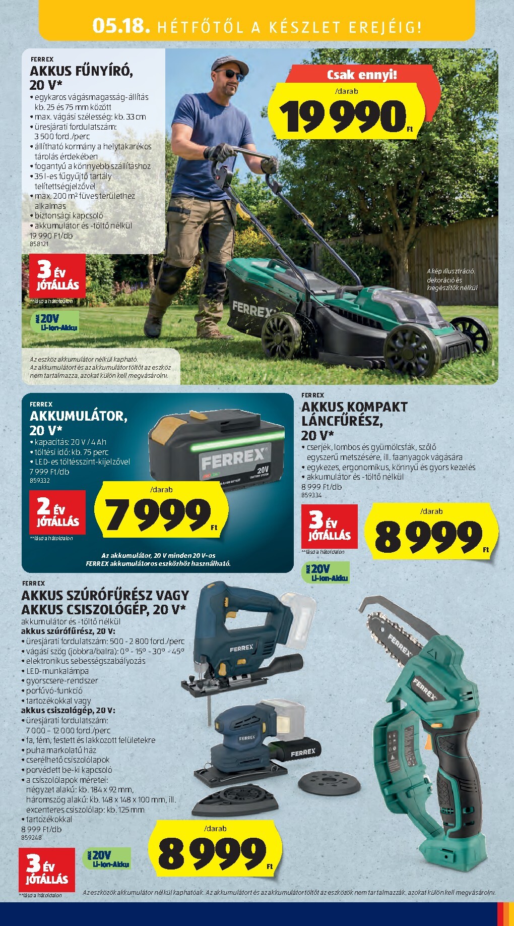 aldi - Aldi - Középső sor termékei hirdetmény a következő hétre csütörtöktől 2026.05.14.-tól szerdától 2026.05.20.-ig - page: 17