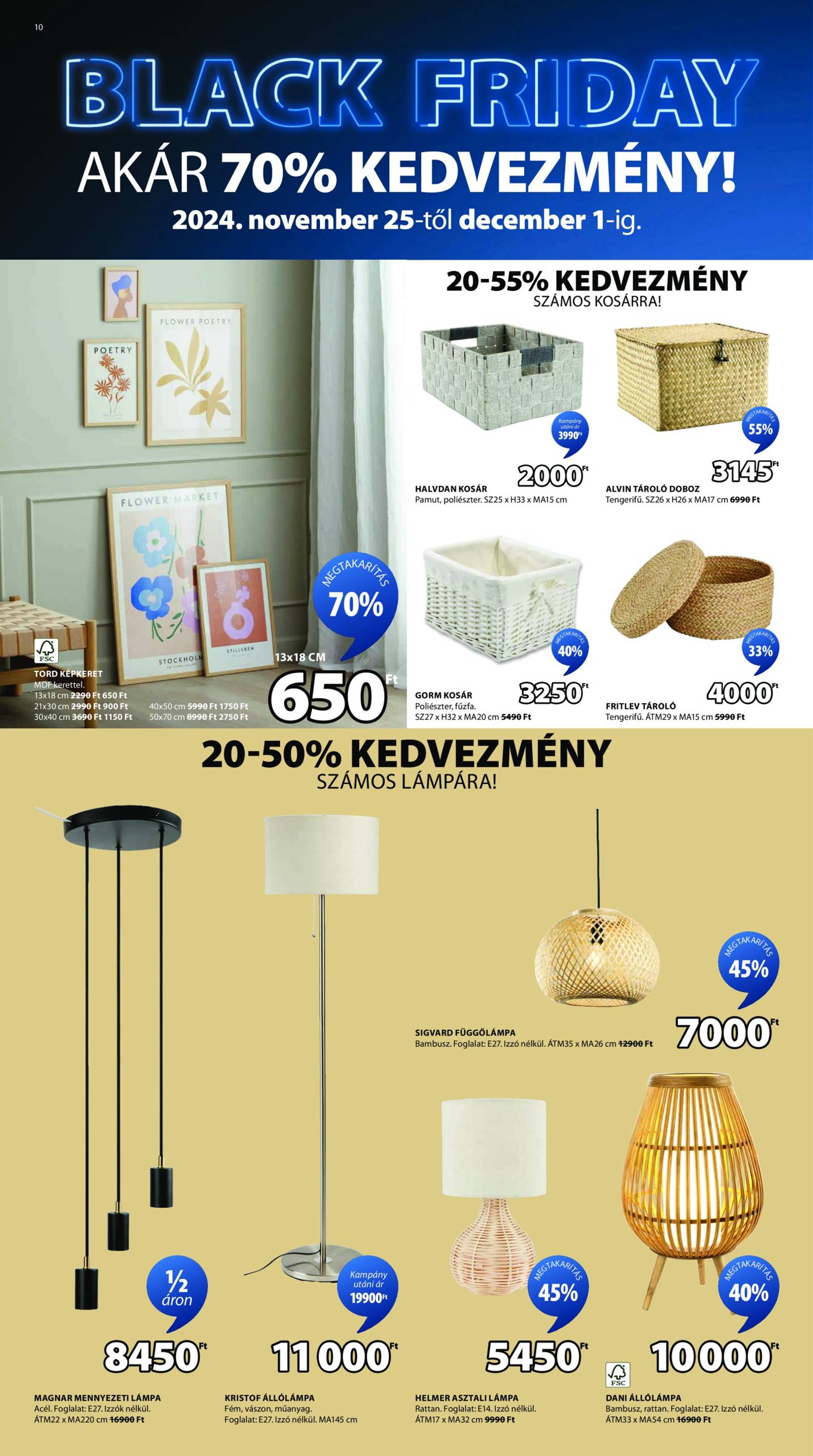 jysk - JYSK - Black Friday akciós újság, érvényes 11.25. - 12.01. - page: 10