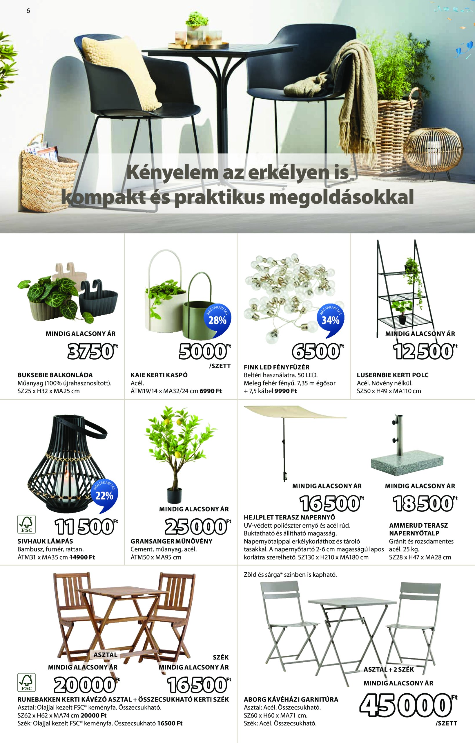 jysk - JYSK akciós újság, érvényes 04.23. - 05.18. - page: 6