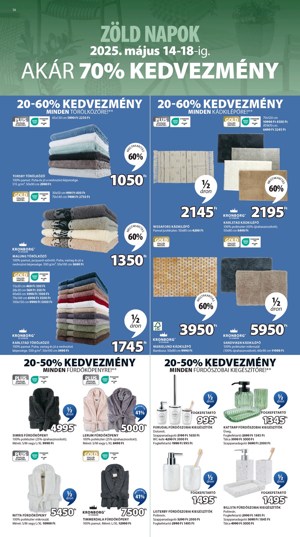 jysk - JYSK akciós újság, érvényes 05.14. - 05.18. - page: 14