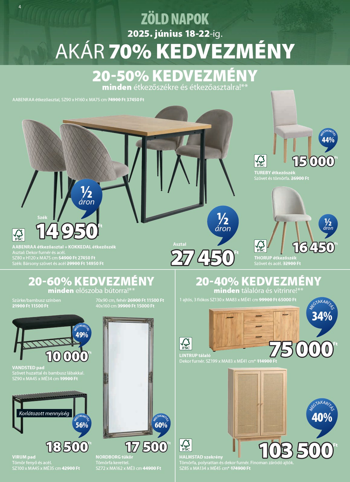 jysk - JYSK akciós újság, érvényes 06.18. - 06.22. - page: 4