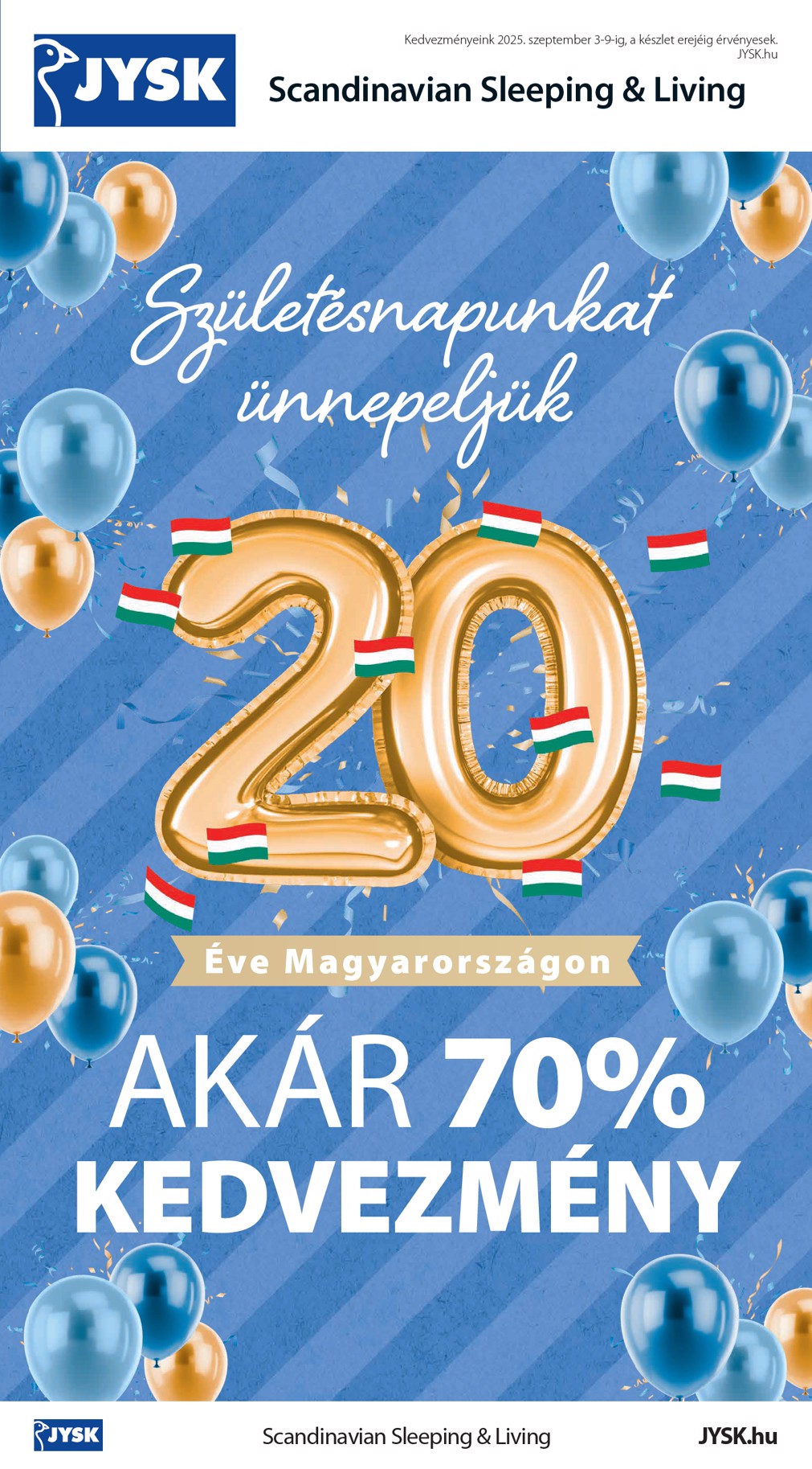 jysk - JYSK akciós újság, érvényes 09.03. - 09.09.