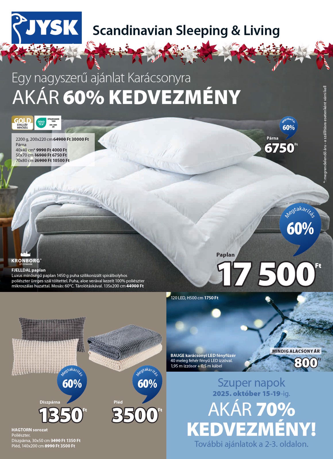 jysk - JYSK akciós újság, érvényes 10.15. - 11.30.