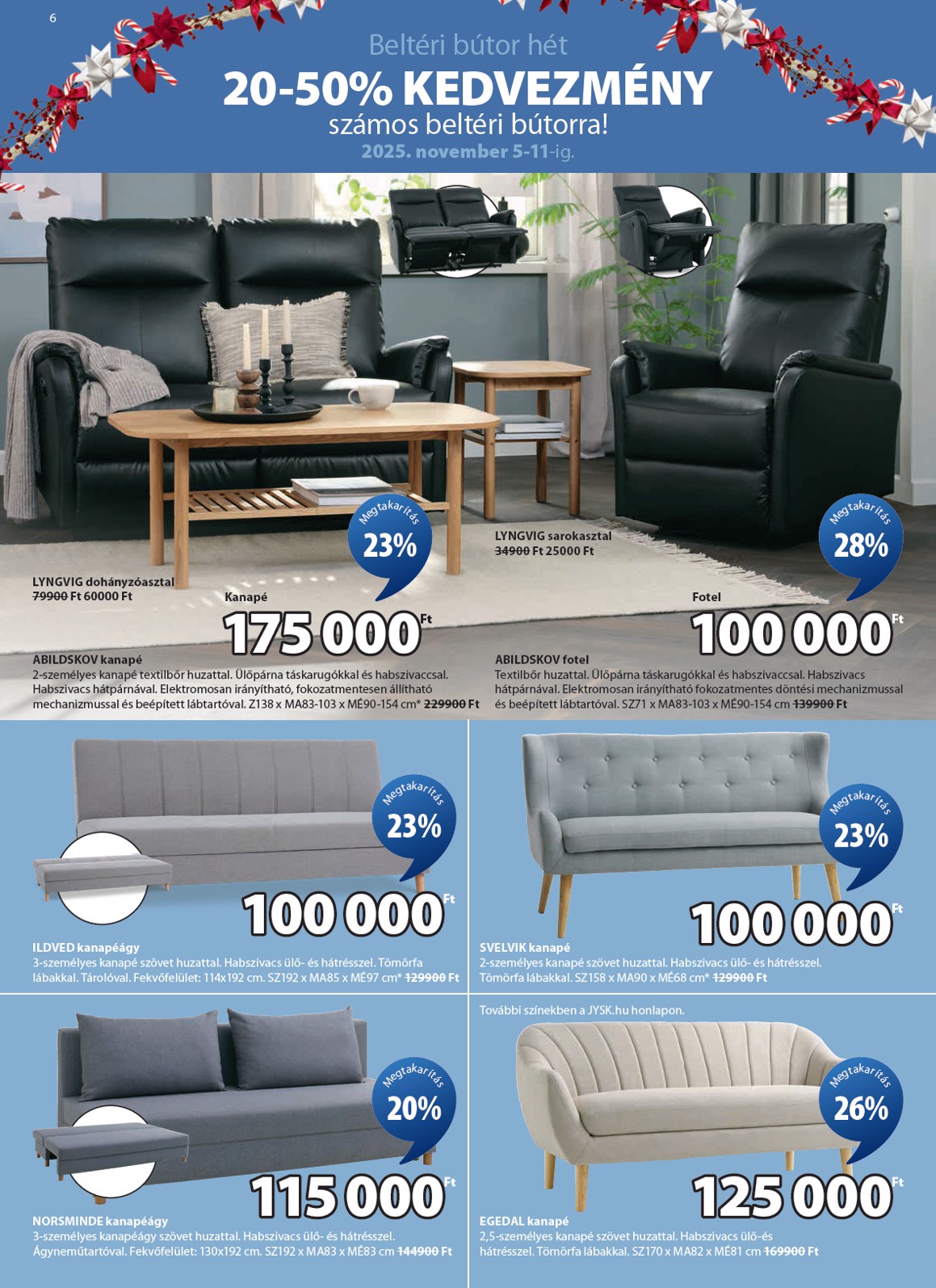 jysk - JYSK akciós újság, érvényes 11.05. - 11.30. - page: 6