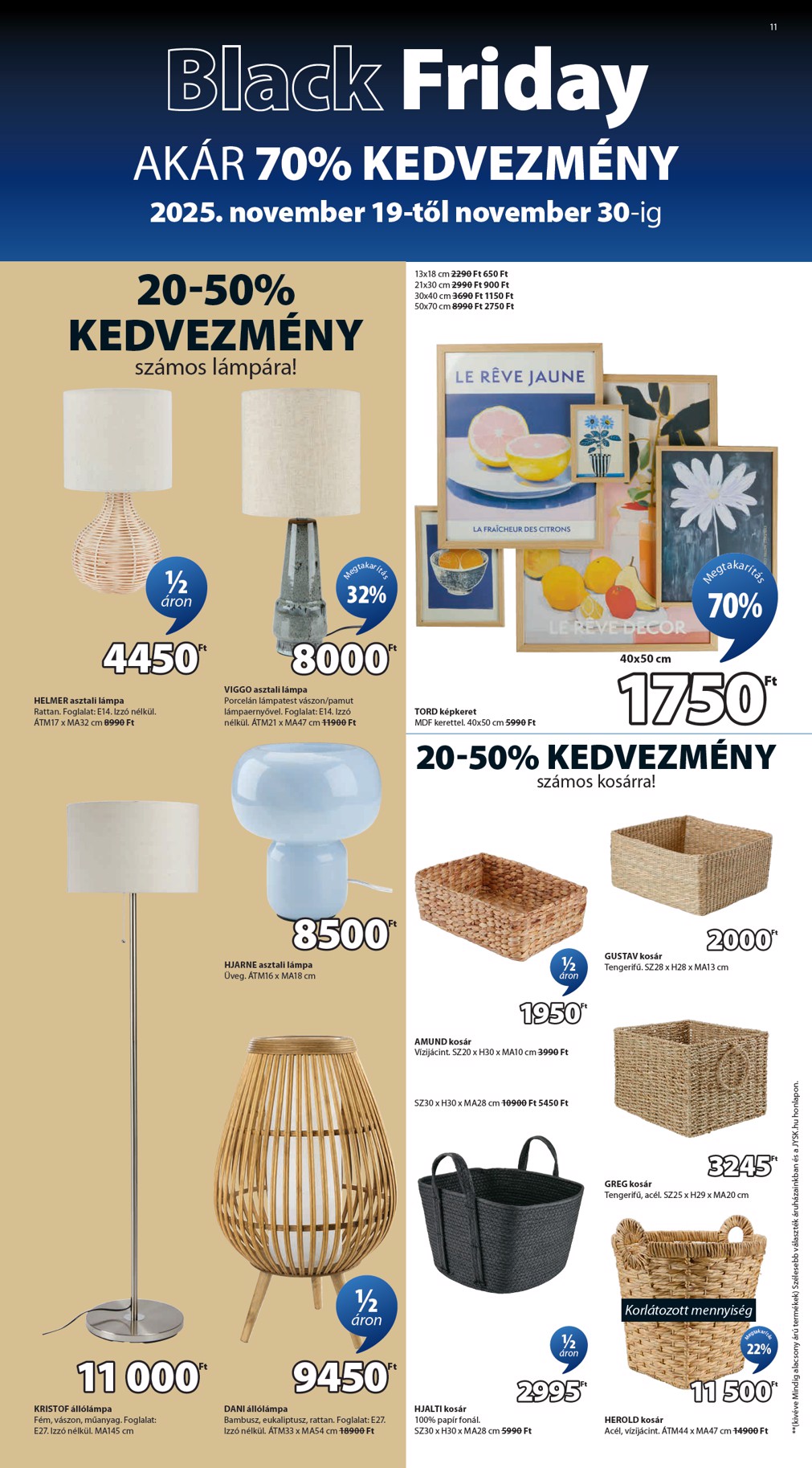 jysk - JYSK akciós újság, érvényes 11.19. - 11.30. - page: 11
