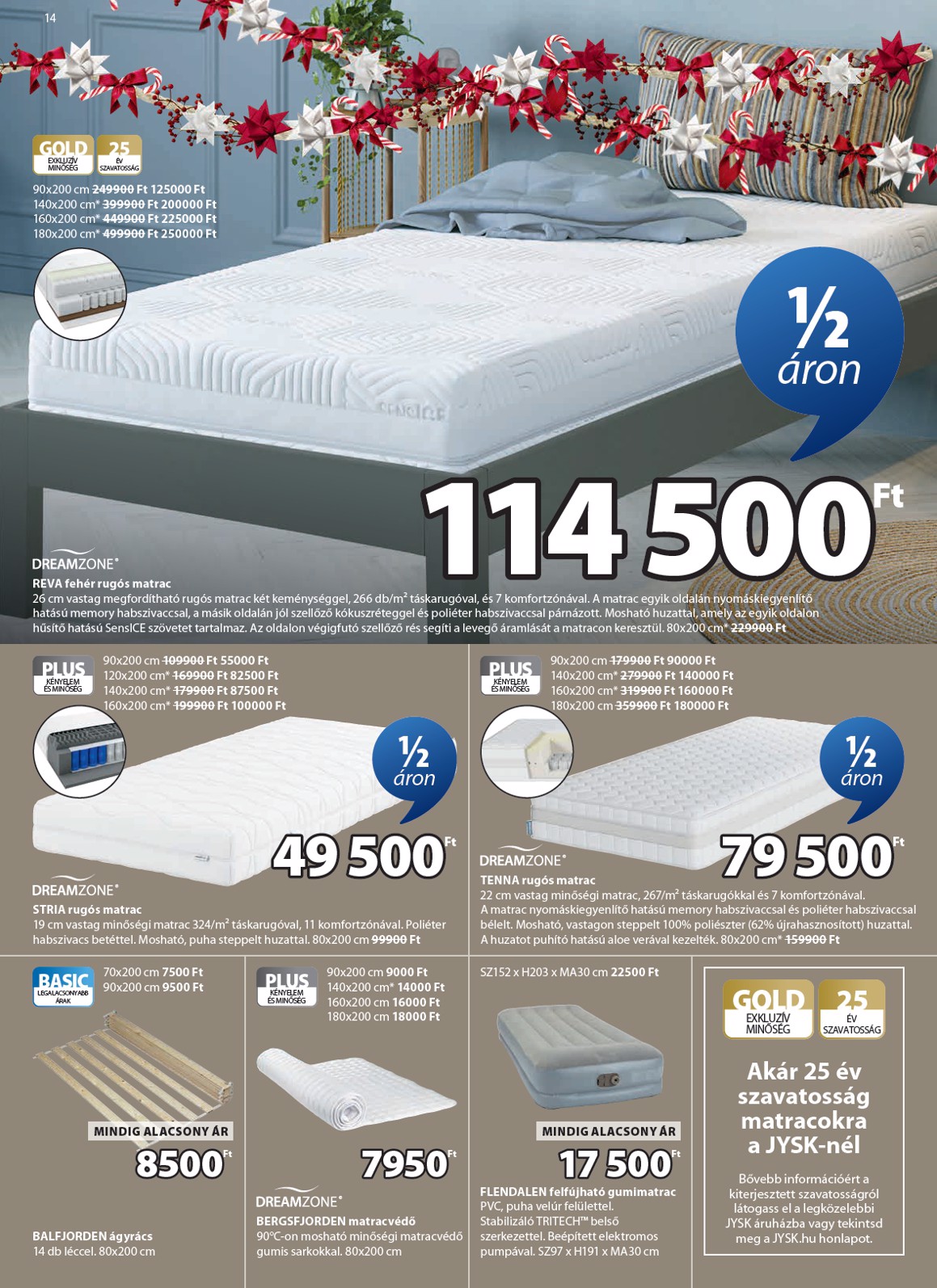 jysk - JYSK akciós újság, érvényes 12.10. - 12.30. - page: 14