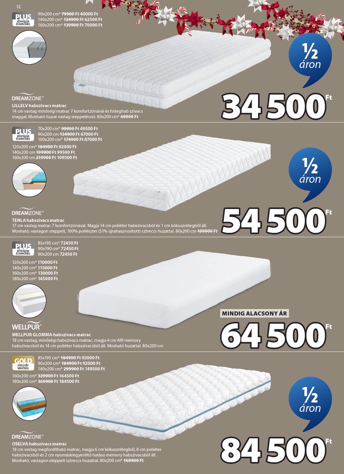 jysk - JYSK akciós újság, érvényes 12.10. - 12.30. - page: 12