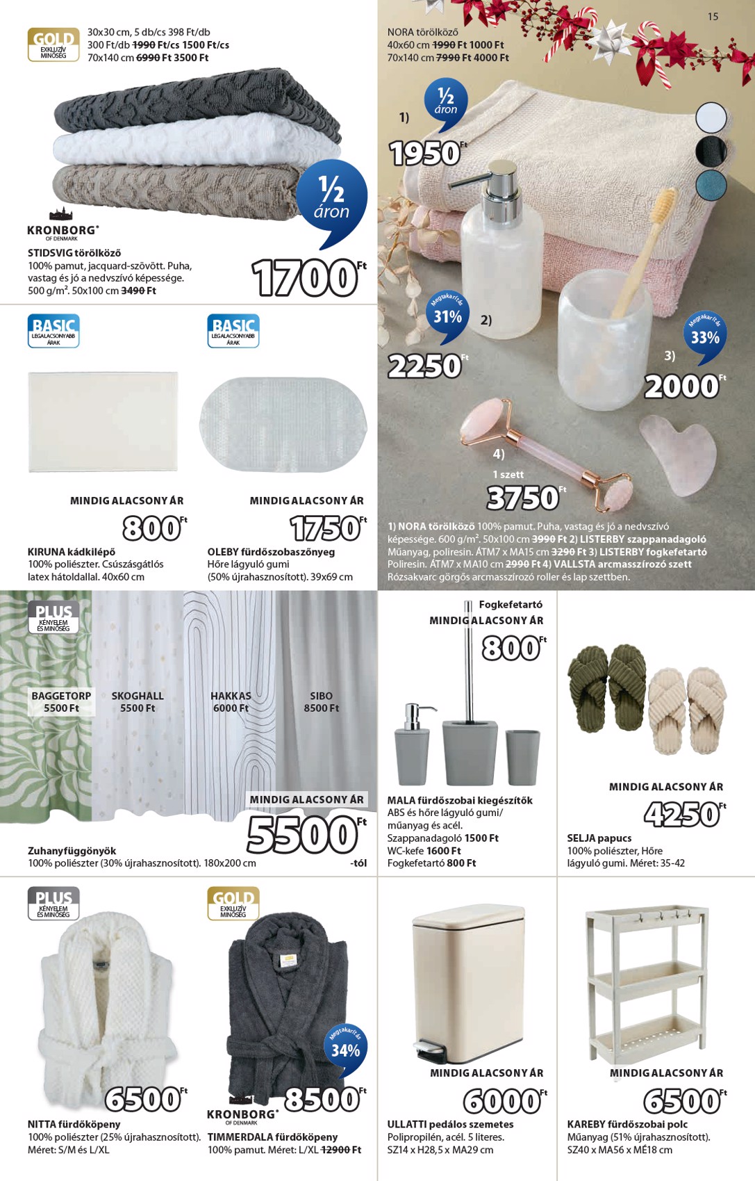 jysk - JYSK akciós újság, érvényes 12.17. - 12.30. - page: 15