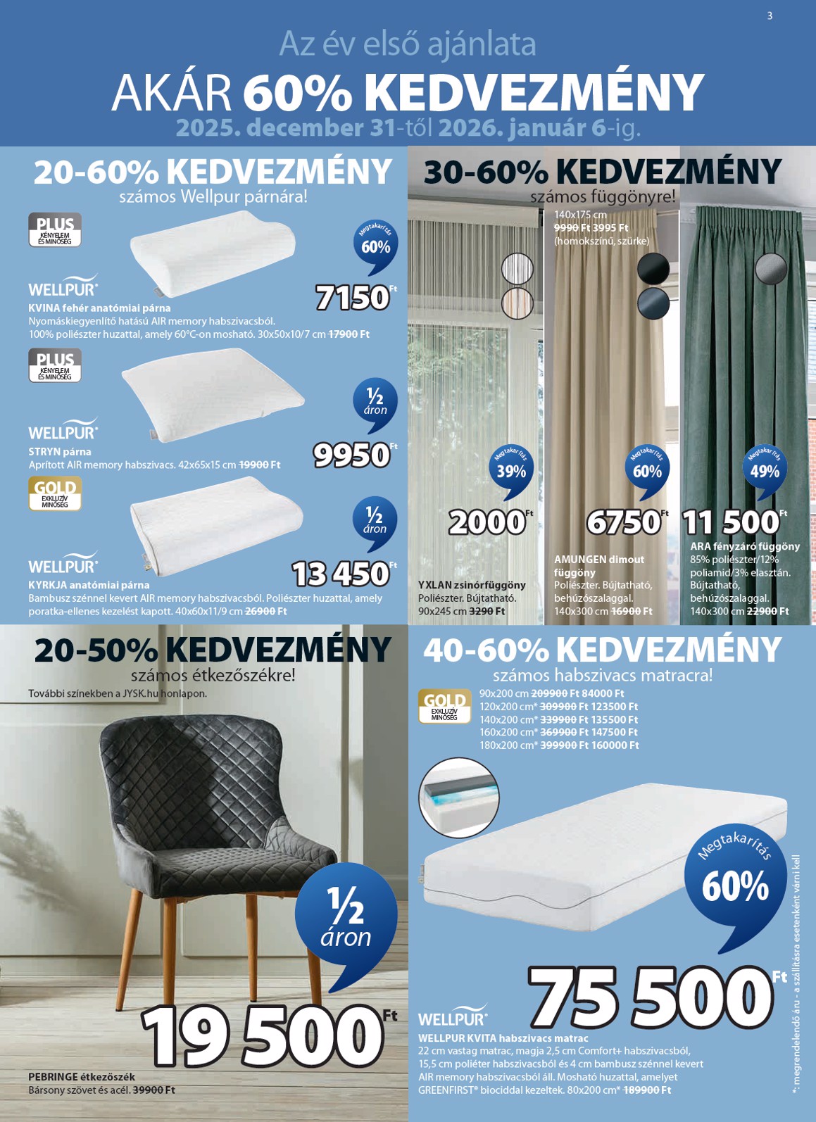 jysk - JYSK akciós újság, érvényes 12.31. - 02.01. - page: 3