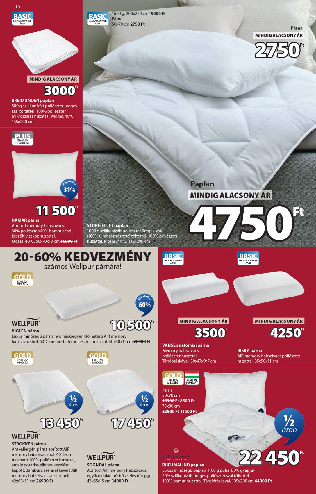 jysk - JYSK akciós újság, érvényes 01.07. - 02.01. - page: 10