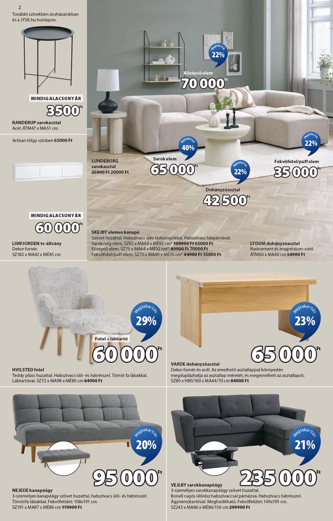 jysk - JYSK akciós újság, érvényes 2026.02.02. - 2026.03.03. - page: 2