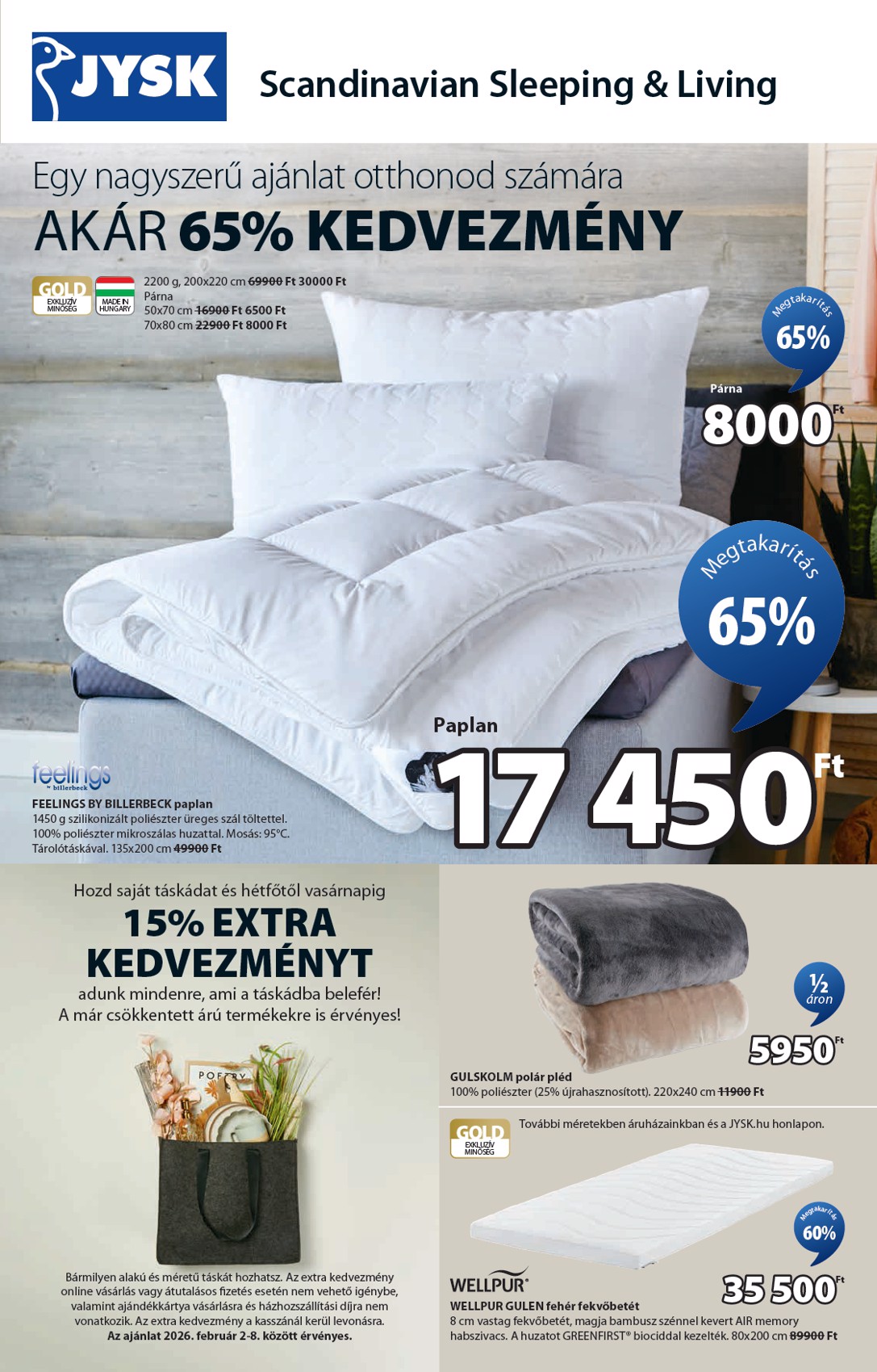 jysk - JYSK akciós újság, érvényes 2026.02.02. - 2026.03.03. - page: 1