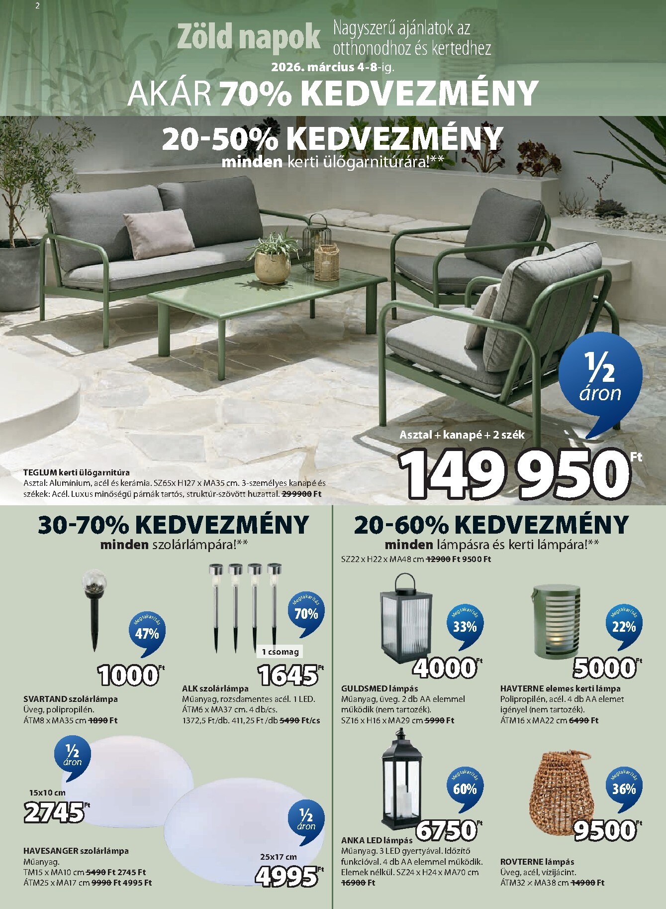 jysk - JYSK akciós újság, érvényes 2026.03.04. - 2026.04.07. - page: 3