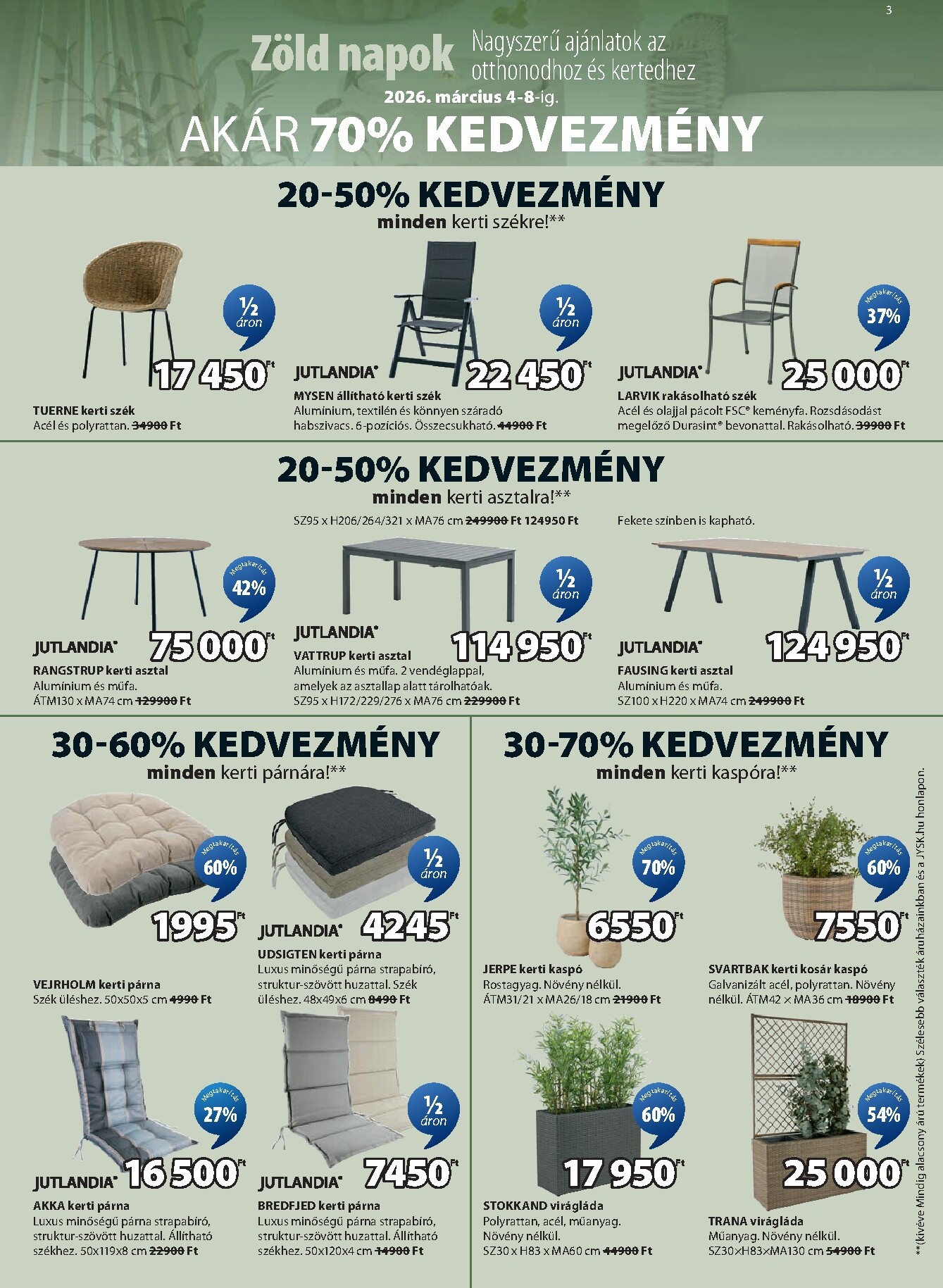jysk - JYSK akciós újság, érvényes 2026.03.04. - 2026.04.07. - page: 4