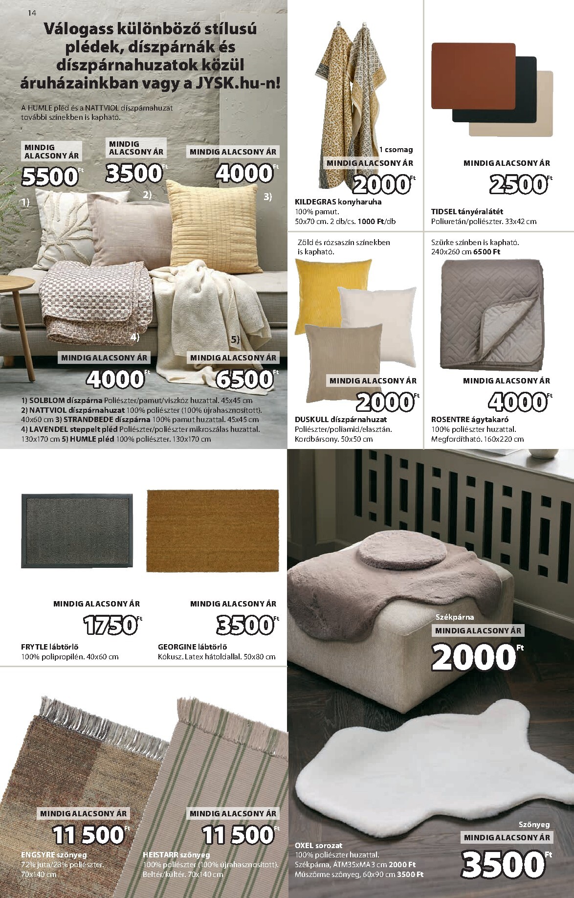 jysk - JYSK akciós újság, érvényes 2026.03.11. - 2026.04.07. - page: 14