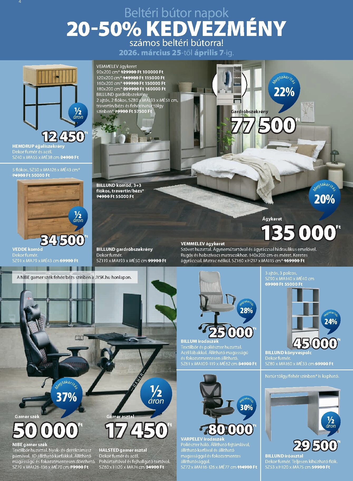 jysk - JYSK akciós újság, érvényes 2026.03.25. - 2026.04.07. - page: 4