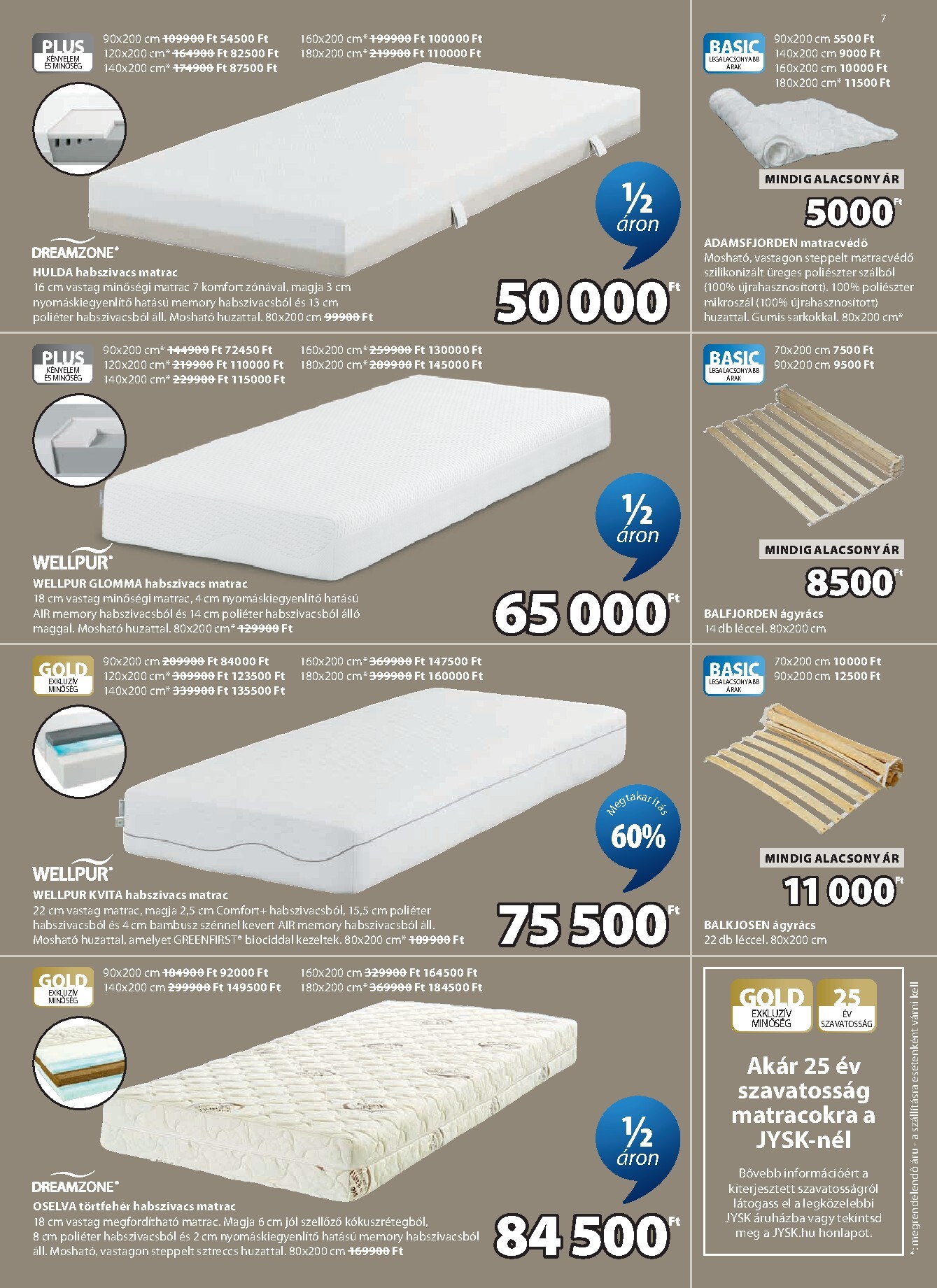 jysk - JYSK akciós újság, érvényes 2026.03.25. - 2026.04.07. - page: 7