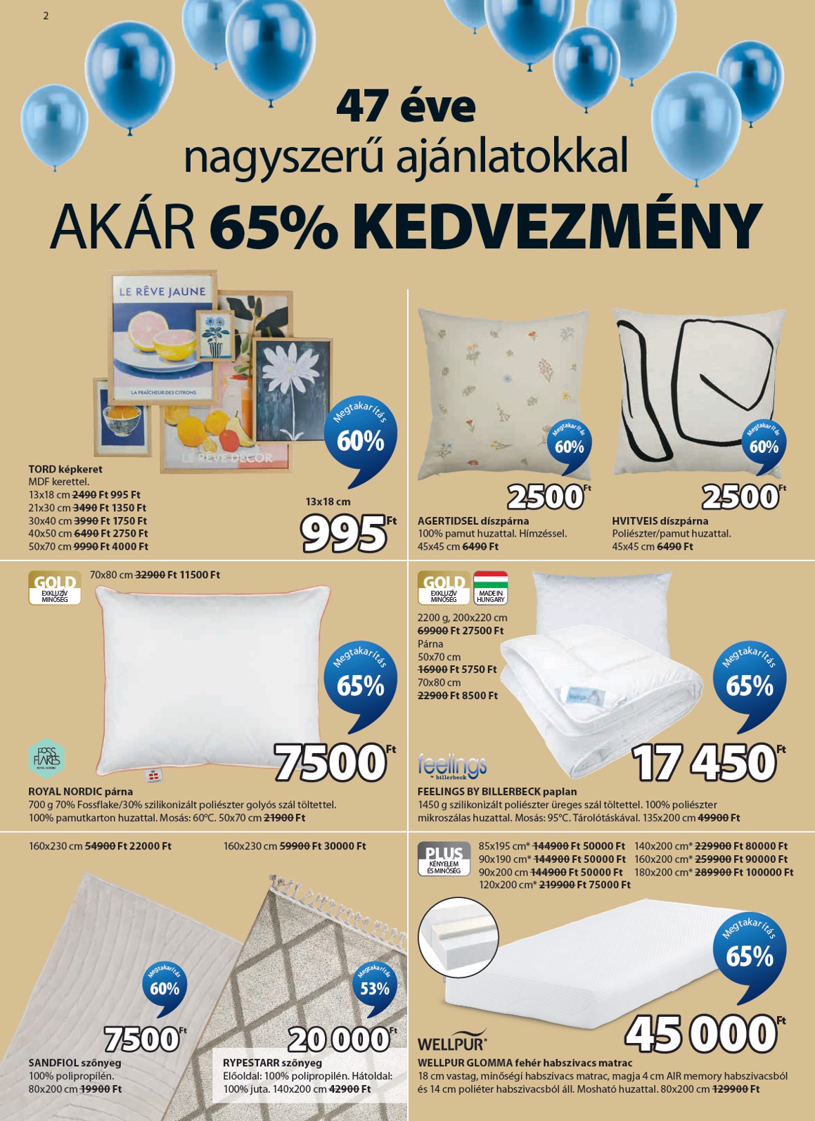 jysk - Aktuális JYSK szórólap érvényes szerdától 2026.04.08.-től vasárnaptól 2026.05.17.-ig - page: 2