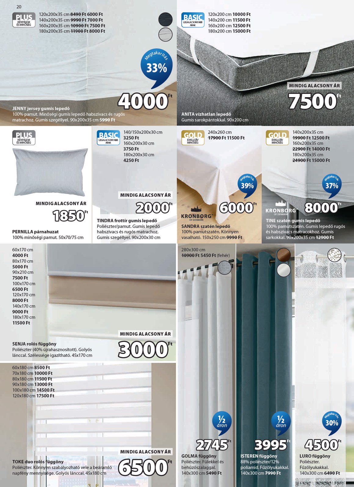 jysk - Aktuális JYSK szórólap érvényes szerdától 2026.04.08.-től vasárnaptól 2026.05.17.-ig - page: 20