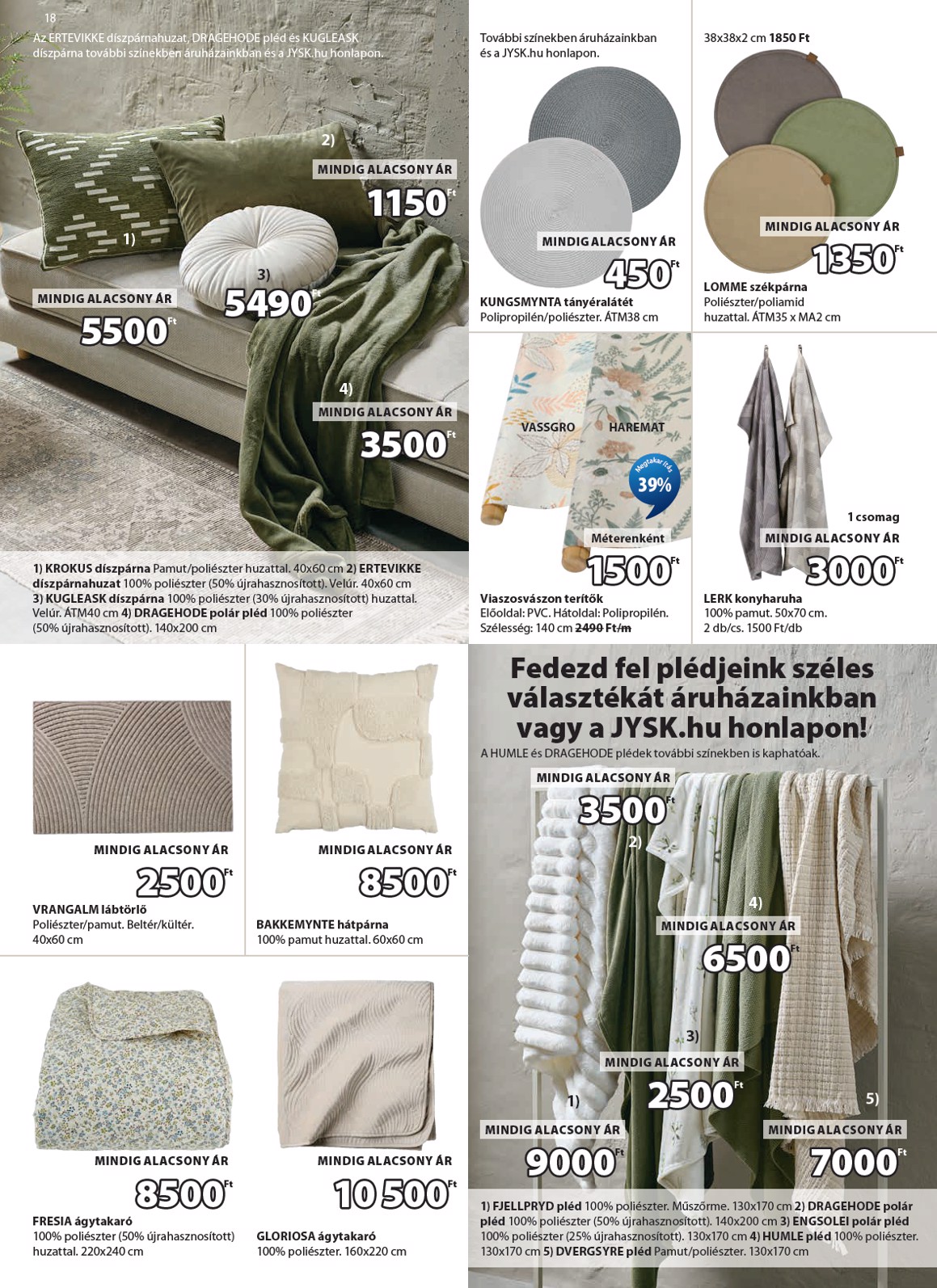 jysk - Aktuális JYSK szórólap érvényes szerdától 2026.04.08.-től vasárnaptól 2026.05.17.-ig - page: 18