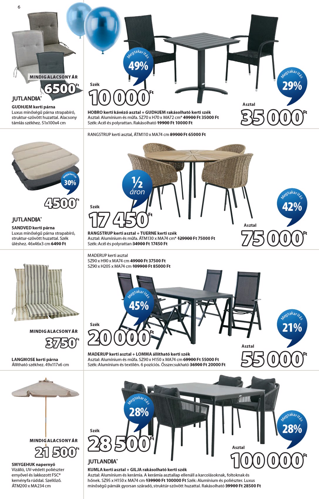 jysk - Aktuális JYSK szórólap érvényes szerdától 2026.04.15.-től vasárnaptól 2026.05.17.-ig - page: 6