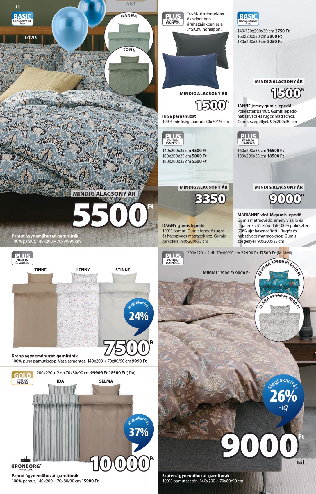 jysk - Aktuális JYSK szórólap érvényes szerdától 2026.04.15.-től vasárnaptól 2026.05.17.-ig - page: 12