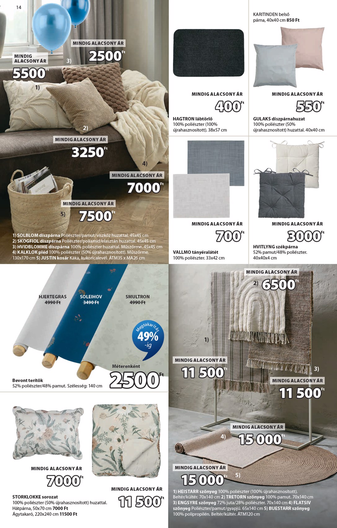 jysk - Aktuális JYSK szórólap érvényes szerdától 2026.04.15.-től vasárnaptól 2026.05.17.-ig - page: 14