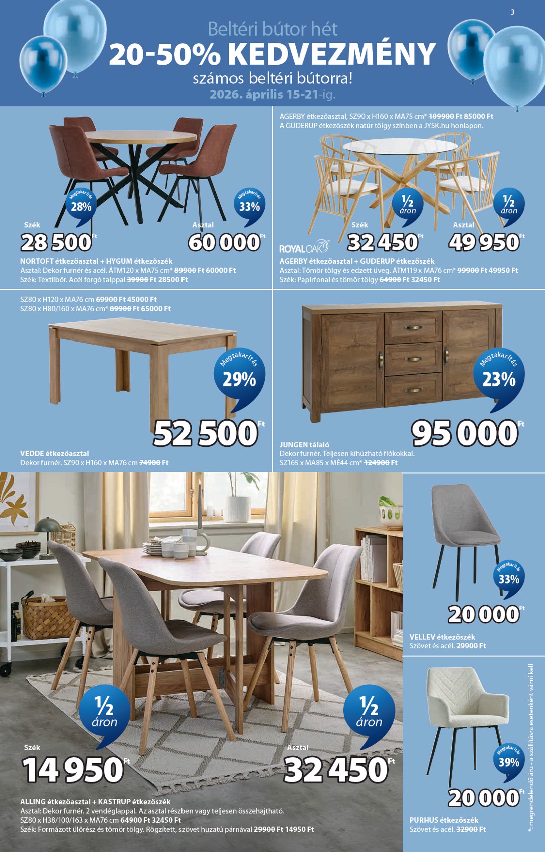 jysk - Aktuális JYSK szórólap érvényes szerdától 2026.04.15.-től vasárnaptól 2026.05.17.-ig - page: 3