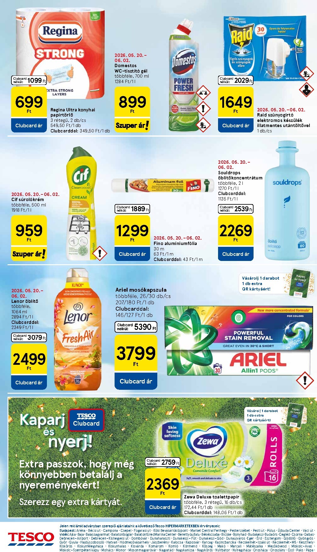 tesco - tesco-ujsag-2026-05-28 - hipermarket hirdetmény a következő hétre csütörtöktől 2026.05.28.-tól szerdától 2026.06.03.-ig - page: 26