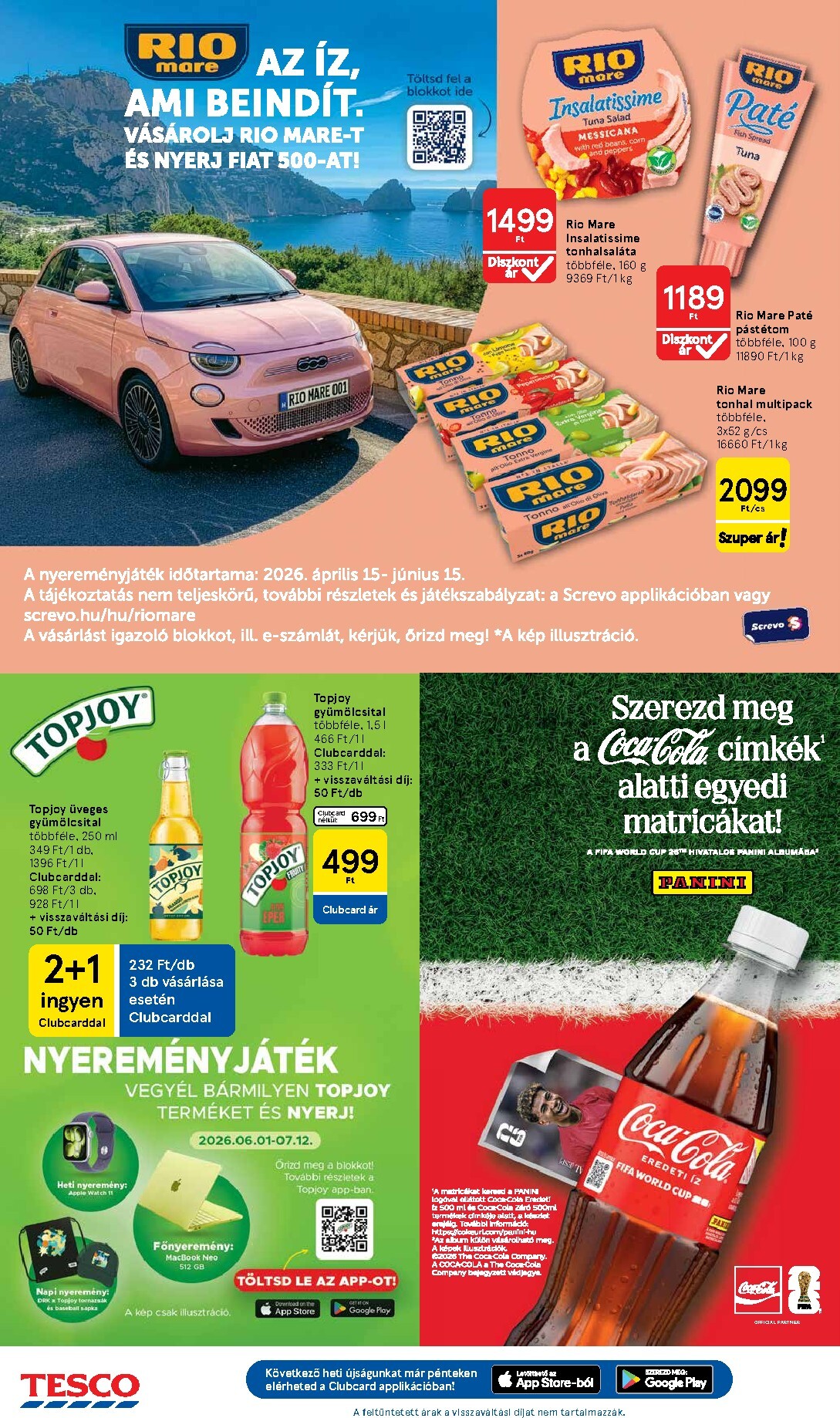 tesco - Tesco hirdetmény a következő hétre csütörtöktől 2026.06.04.-tól szerdától 2026.06.10.-ig - page: 22