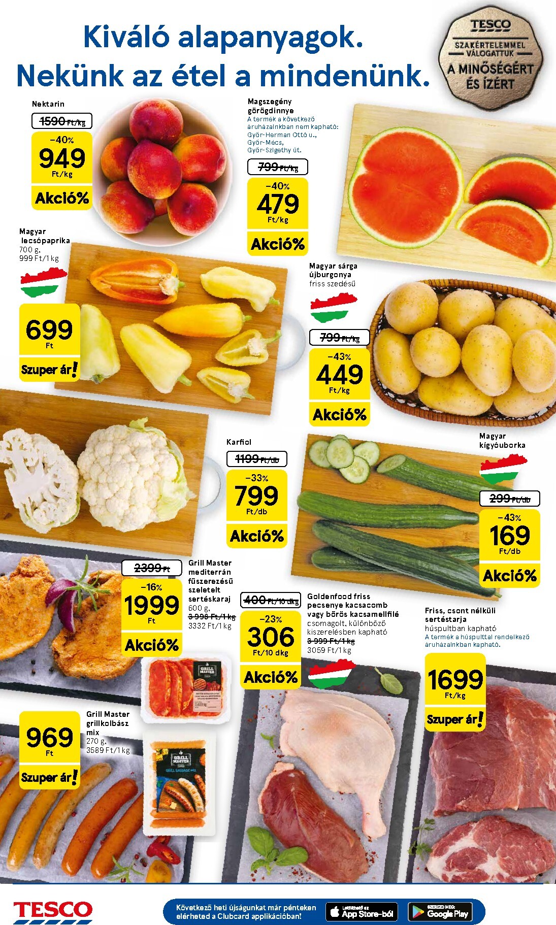 tesco - Tesco szupermarket hirdetmény a következő hétre csütörtöktől 2026.06.11.-tól szerdától 2026.06.17.-ig - page: 2