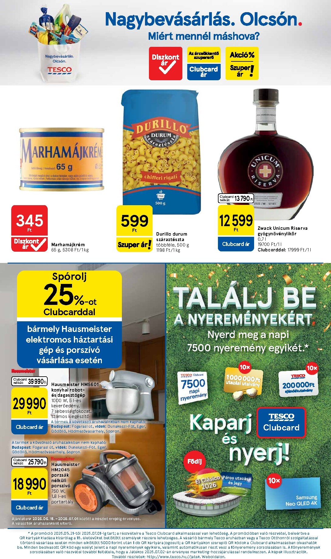 tesco - Tesco hirdetmény a következő hétre csütörtöktől 2026.06.18.-tól szerdától 2026.06.24.-ig - page: 16