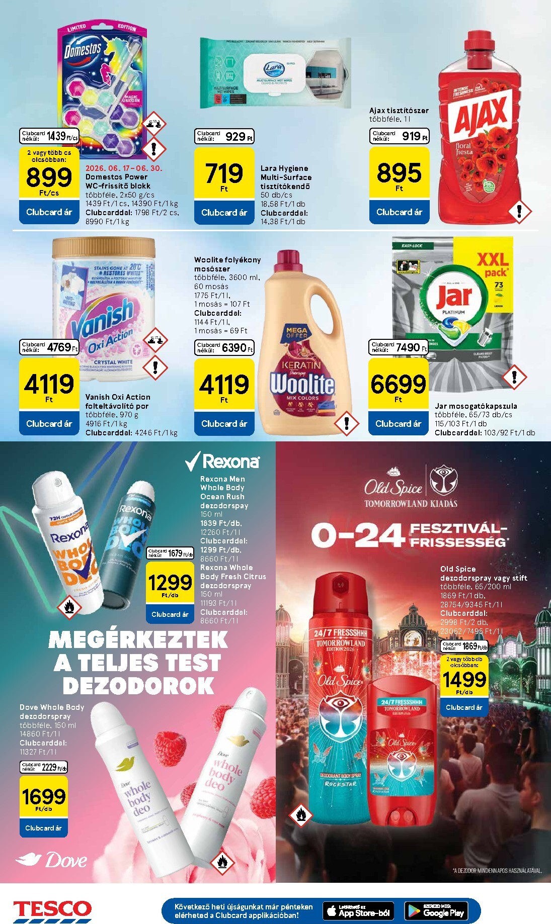 tesco - Tesco hirdetmény a következő hétre csütörtöktől 2026.06.18.-tól szerdától 2026.06.24.-ig - page: 30