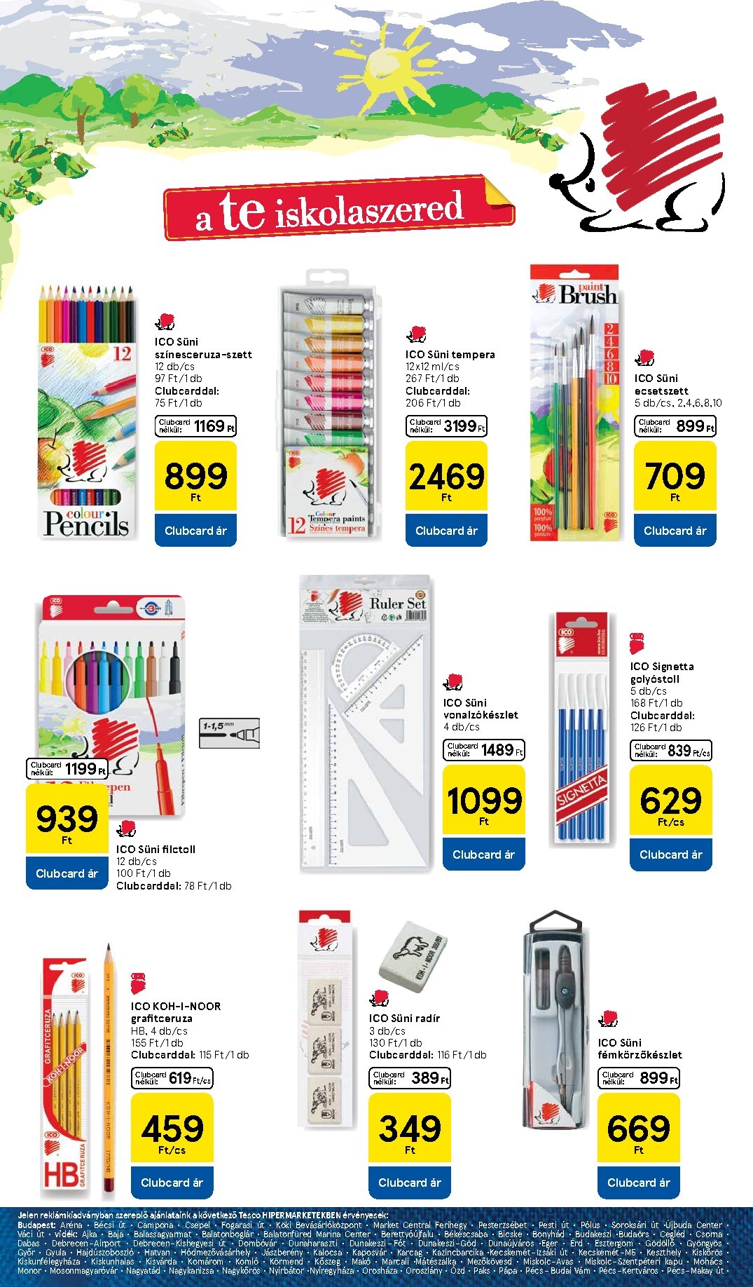 tesco - A jövőbeli Tesco - Helló suli! akciós újság szerdától 2026.08.05.-tól vasárnaptól 2026.09.13.-ig érvényes. - page: 2