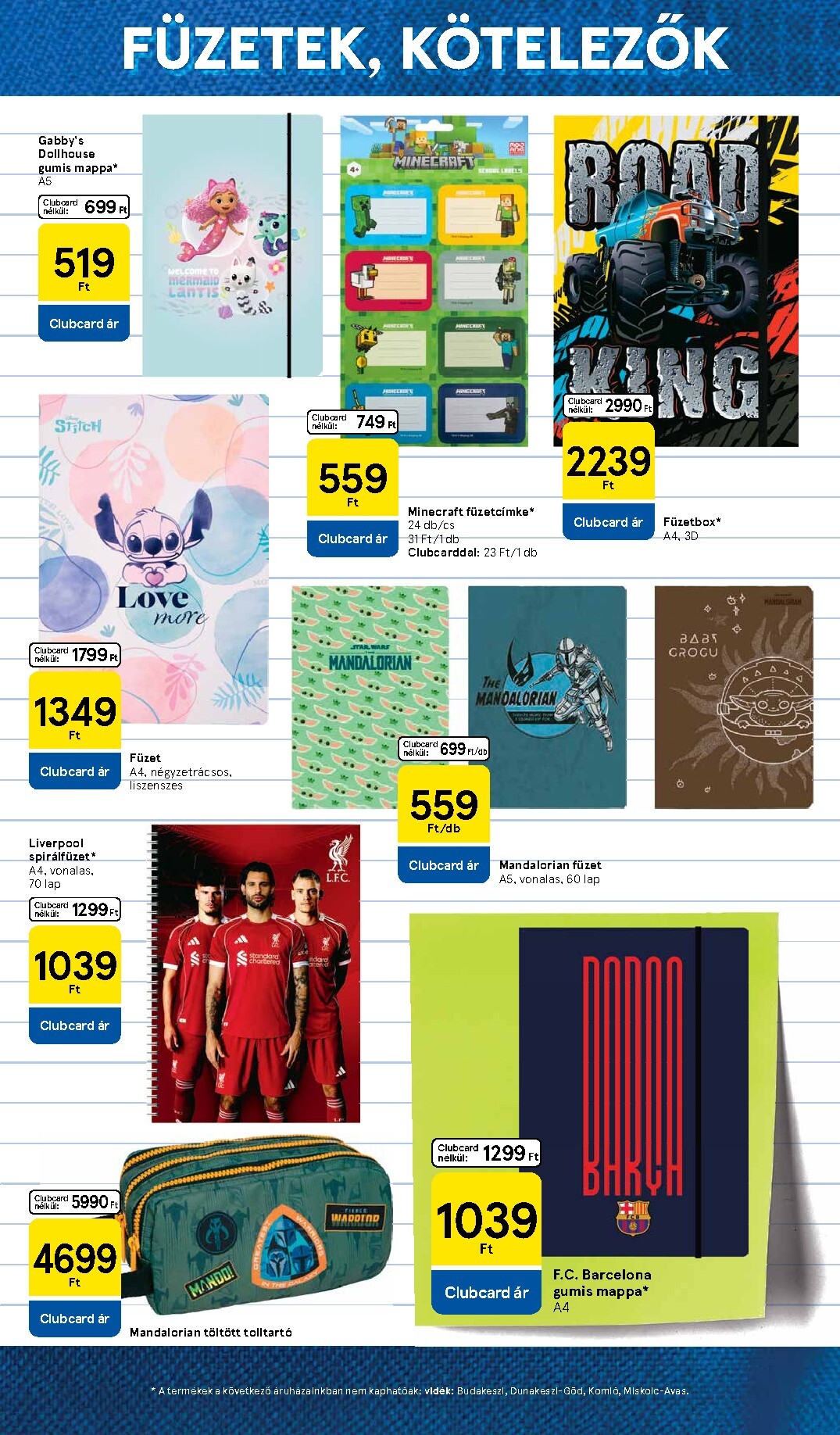 tesco - A jövőbeli Tesco - Helló suli! akciós újság szerdától 2026.08.05.-tól vasárnaptól 2026.09.13.-ig érvényes. - page: 9