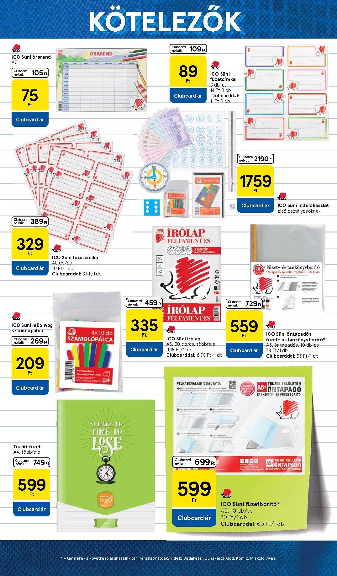 tesco - A jövőbeli Tesco - Helló suli! akciós újság szerdától 2026.08.05.-tól vasárnaptól 2026.09.13.-ig érvényes. - page: 11