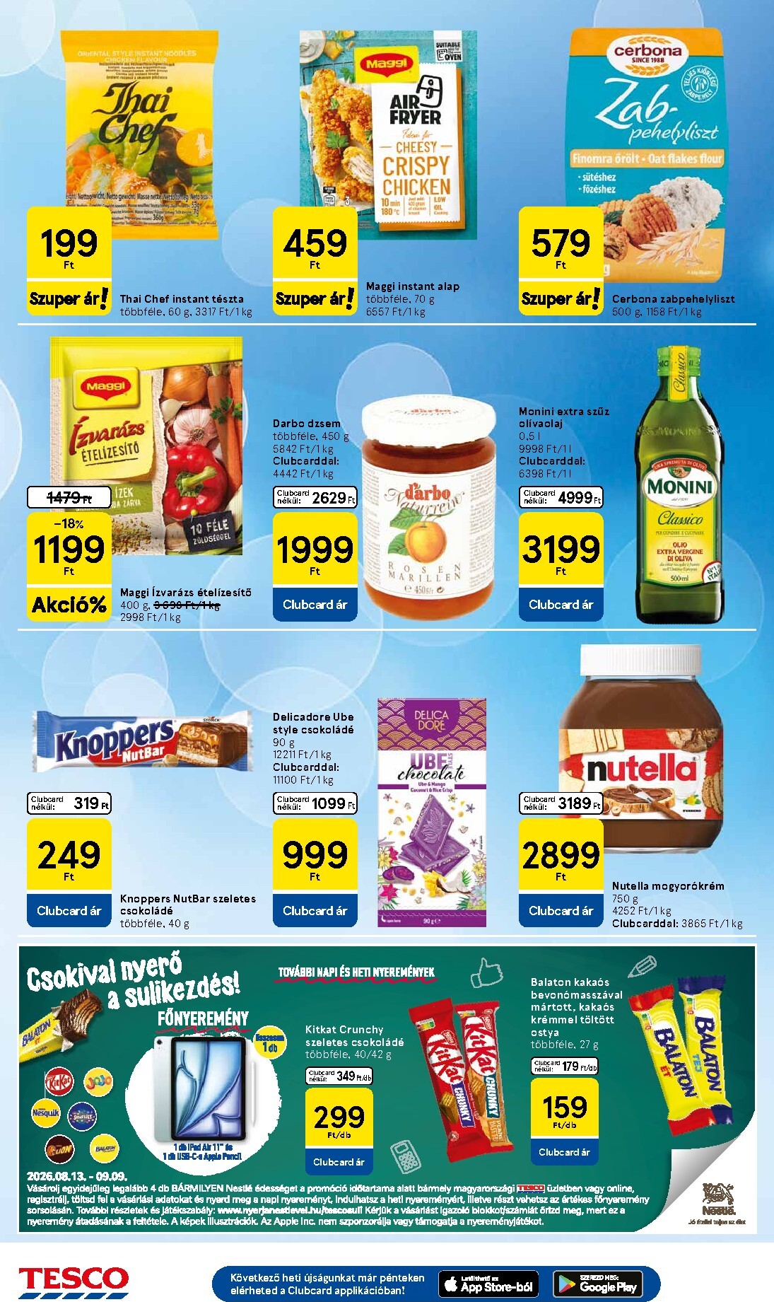 tesco - A jövőbeli Tesco akciós újság csütörtöktől 2026.08.13.-tól szerdától 2026.08.19.-ig érvényes. - page: 26