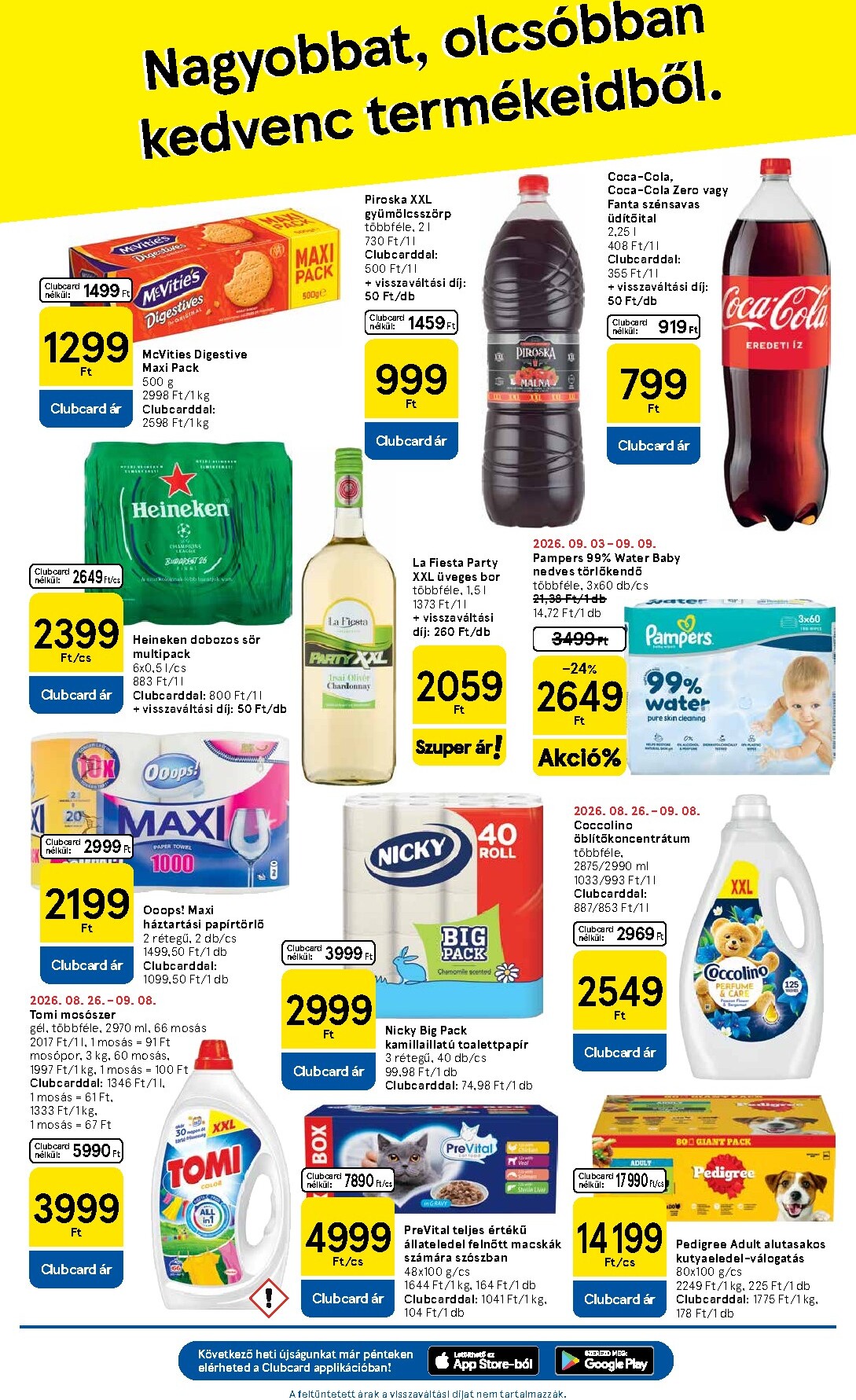 tesco - A jövőbeli Tesco akciós újság csütörtöktől 2026.09.03.-tól szerdától 2026.09.09.-ig érvényes. - page: 11