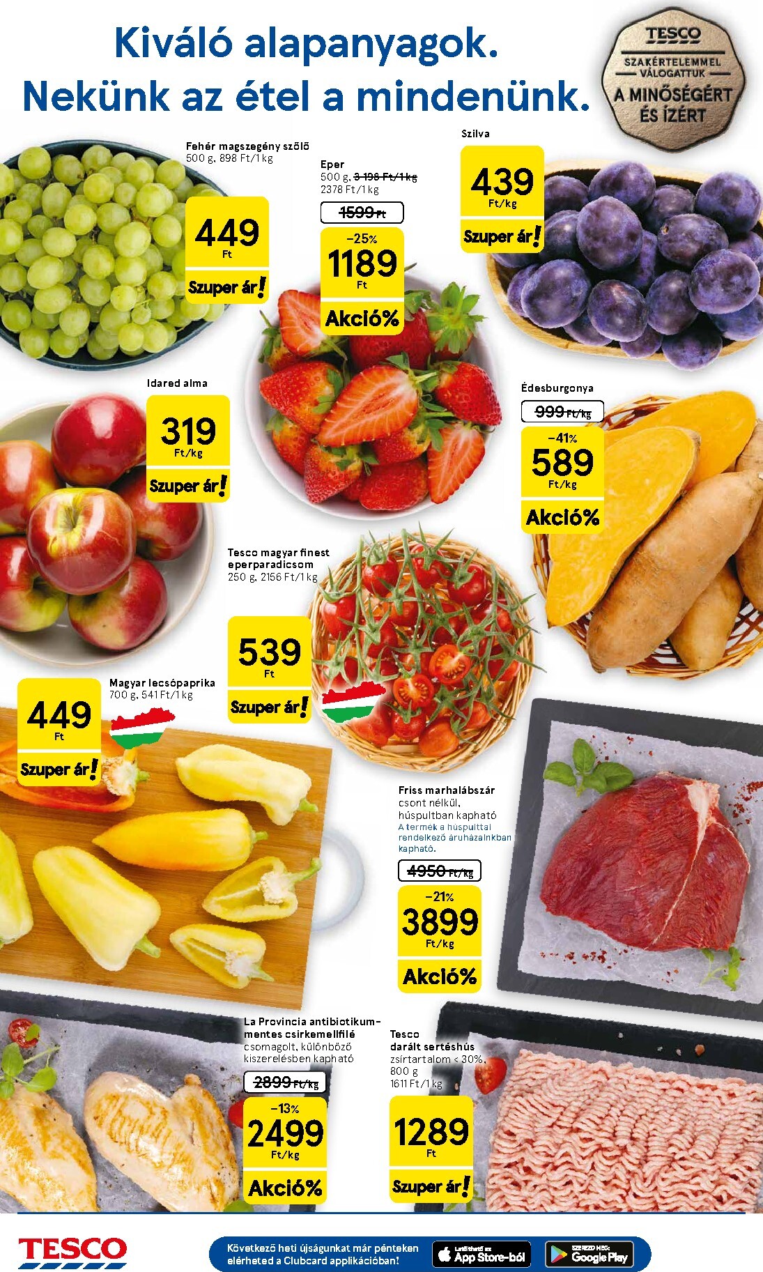 tesco - A jövőbeli Tesco szupermarket akciós újság csütörtöktől 2026.09.10.-tól szerdától 2026.09.16.-ig érvényes. - page: 2
