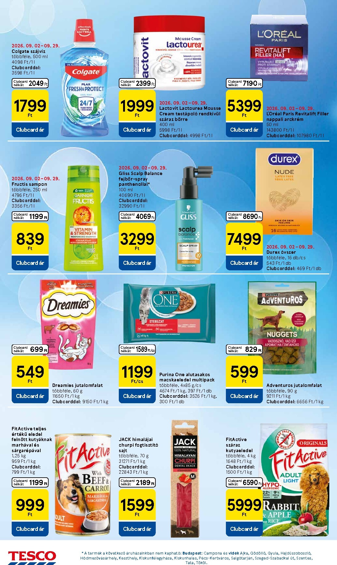 tesco - A jövőbeli Tesco akciós újság csütörtöktől 2026.09.24.-tól szerdától 2026.09.30.-ig érvényes. - page: 22