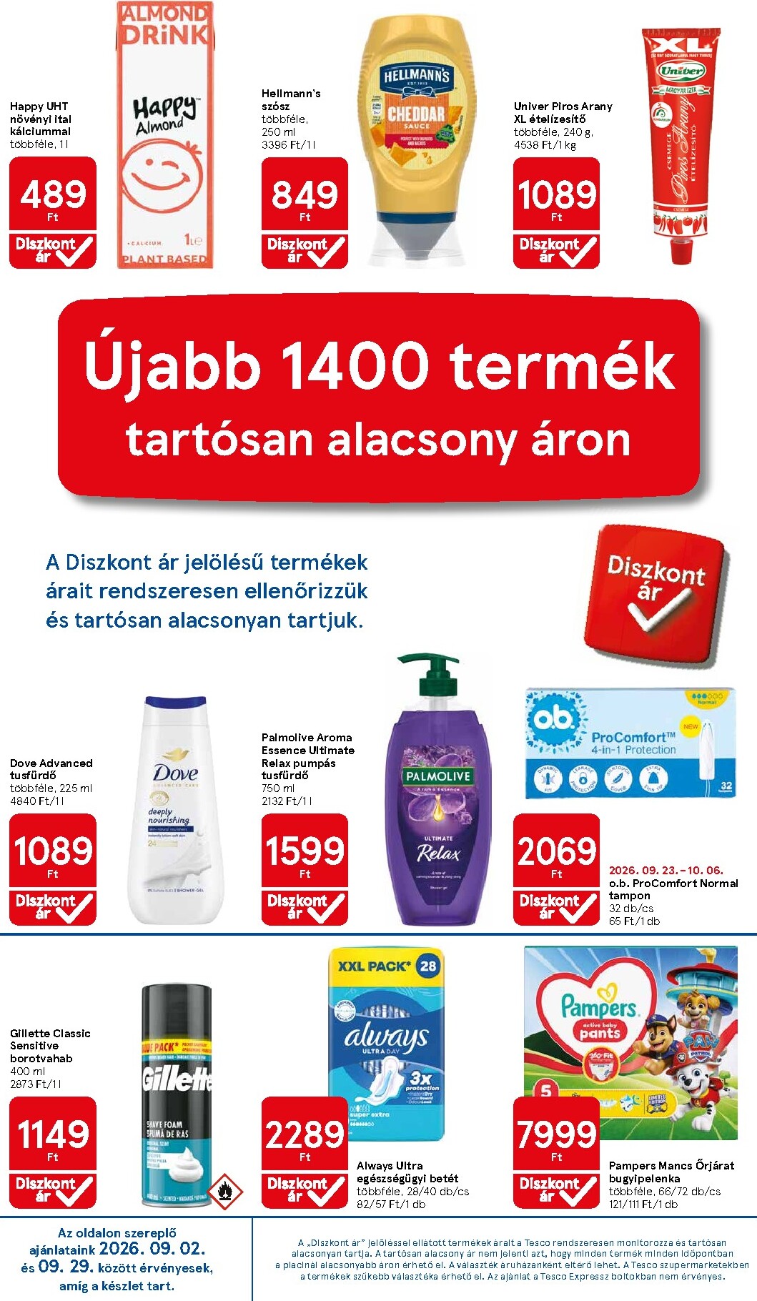 tesco - A jövőbeli Tesco akciós újság csütörtöktől 2026.09.24.-tól szerdától 2026.09.30.-ig érvényes. - page: 12