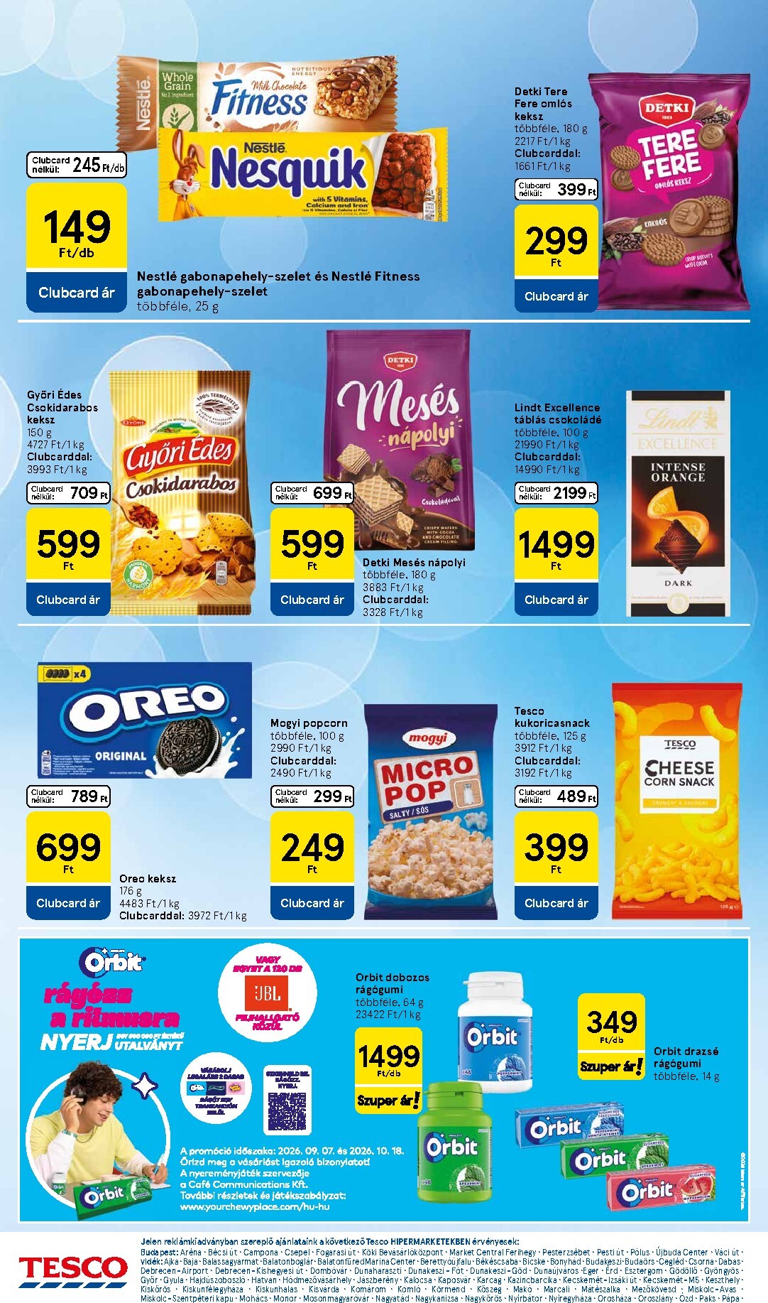 tesco - A jövőbeli Tesco akciós újság csütörtöktől 2026.09.24.-tól szerdától 2026.09.30.-ig érvényes. - page: 18