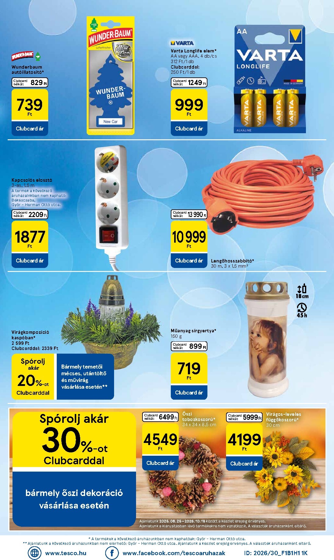 tesco - A jövőbeli Tesco szupermarket akciós újság csütörtöktől 2026.09.24.-tól szerdától 2026.09.30.-ig érvényes. - page: 8