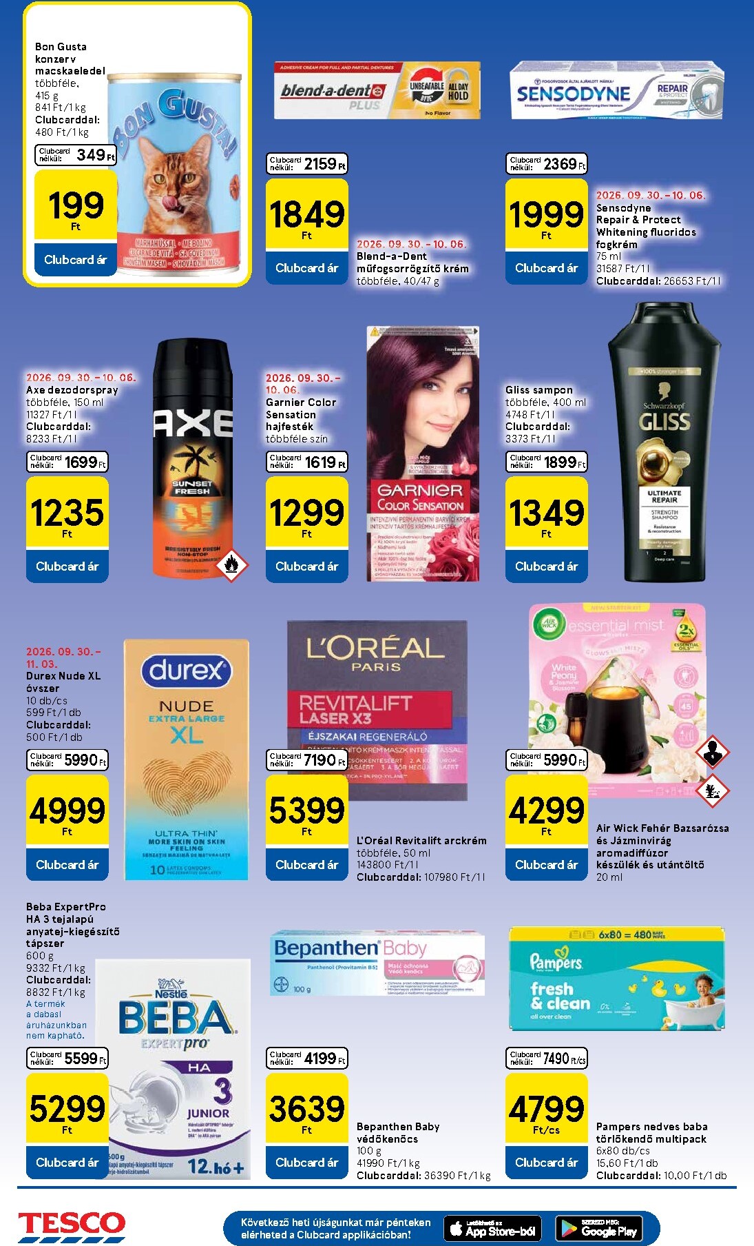 tesco - A jövőbeli Tesco akciós újság csütörtöktől 2026.10.01.-tól szerdától 2026.10.07.-ig érvényes. - page: 8
