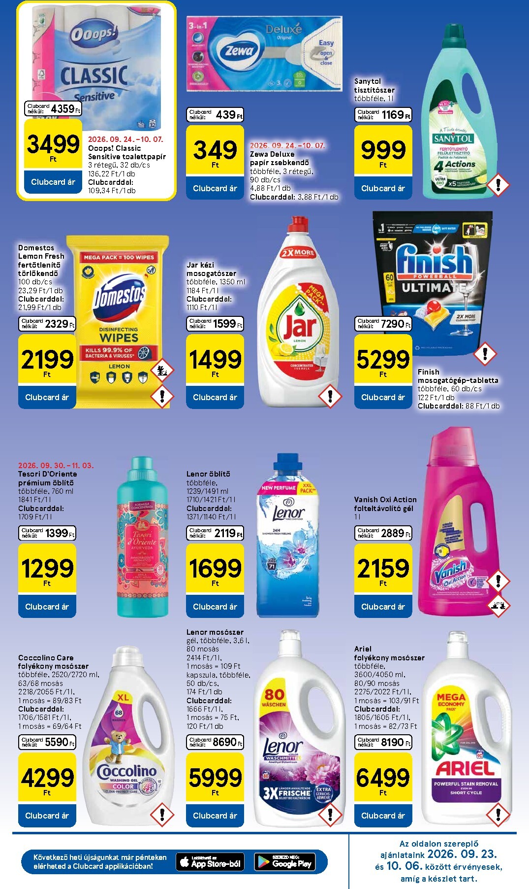 tesco - A jövőbeli Tesco akciós újság csütörtöktől 2026.10.01.-tól szerdától 2026.10.07.-ig érvényes. - page: 9