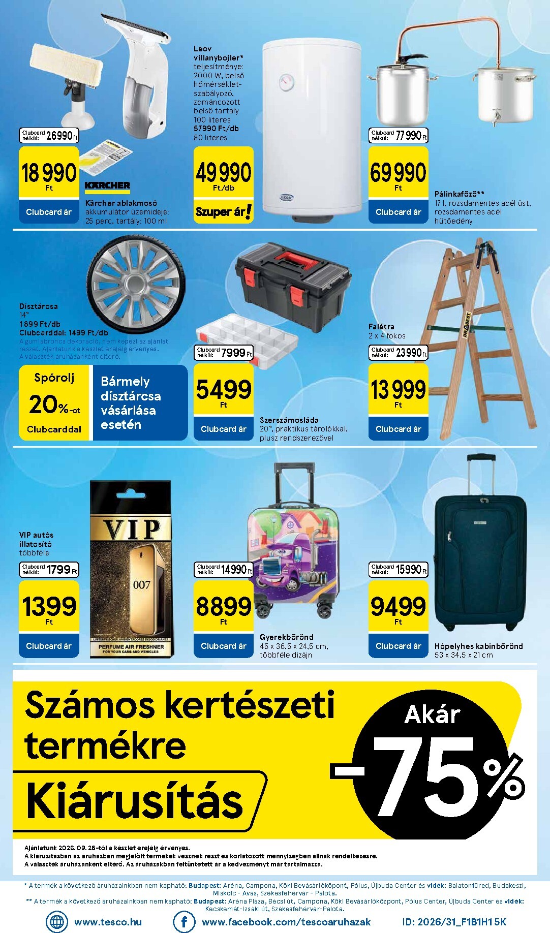 tesco - A jövőbeli Tesco akciós újság csütörtöktől 2026.10.01.-tól szerdától 2026.10.07.-ig érvényes. - page: 30